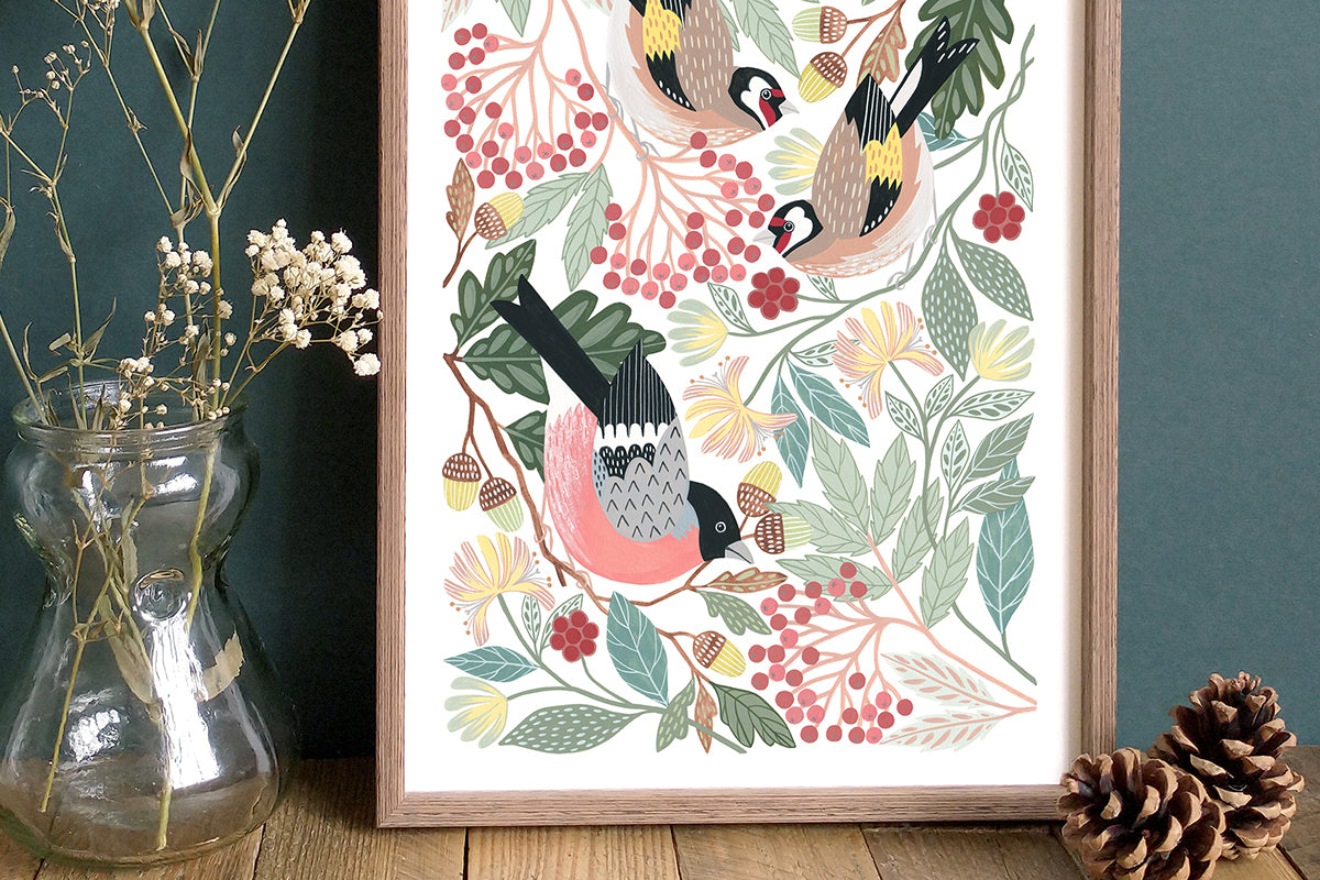 Discover Woodland Bird Art Prints for your Nature Inspired Home ...