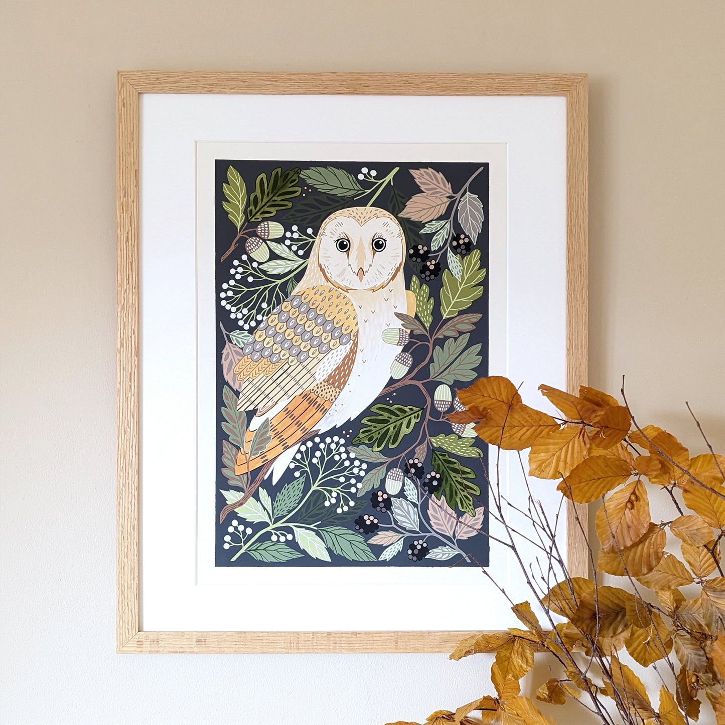 Barn Owl Original Painting