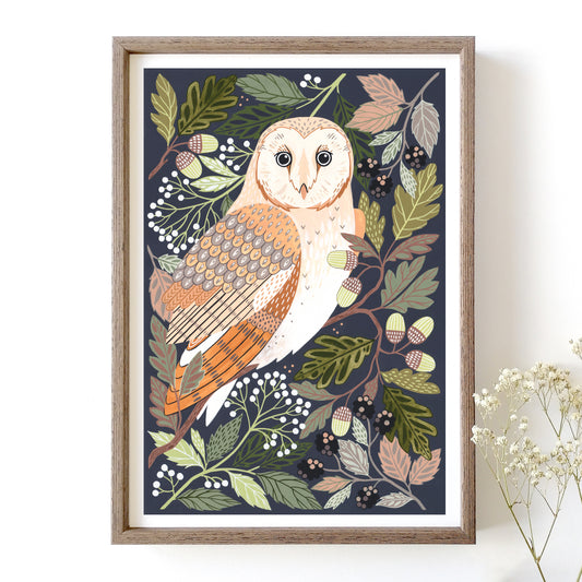 Barn Owl Art Print