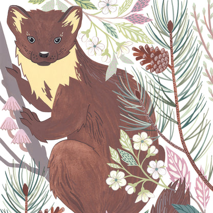 Pine Marten Art Print