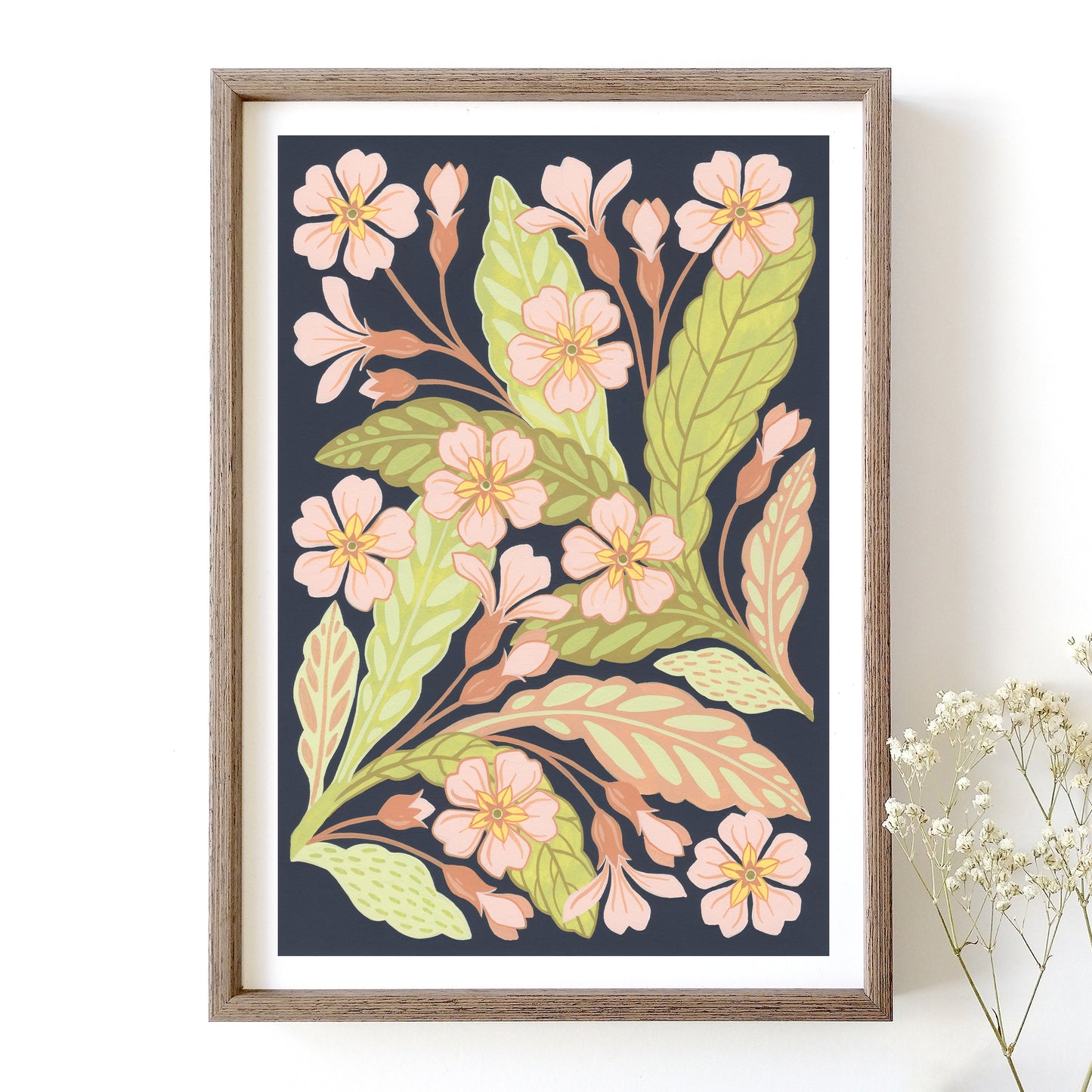 FREE Spring Gift | A5 Primrose Art Print Pair