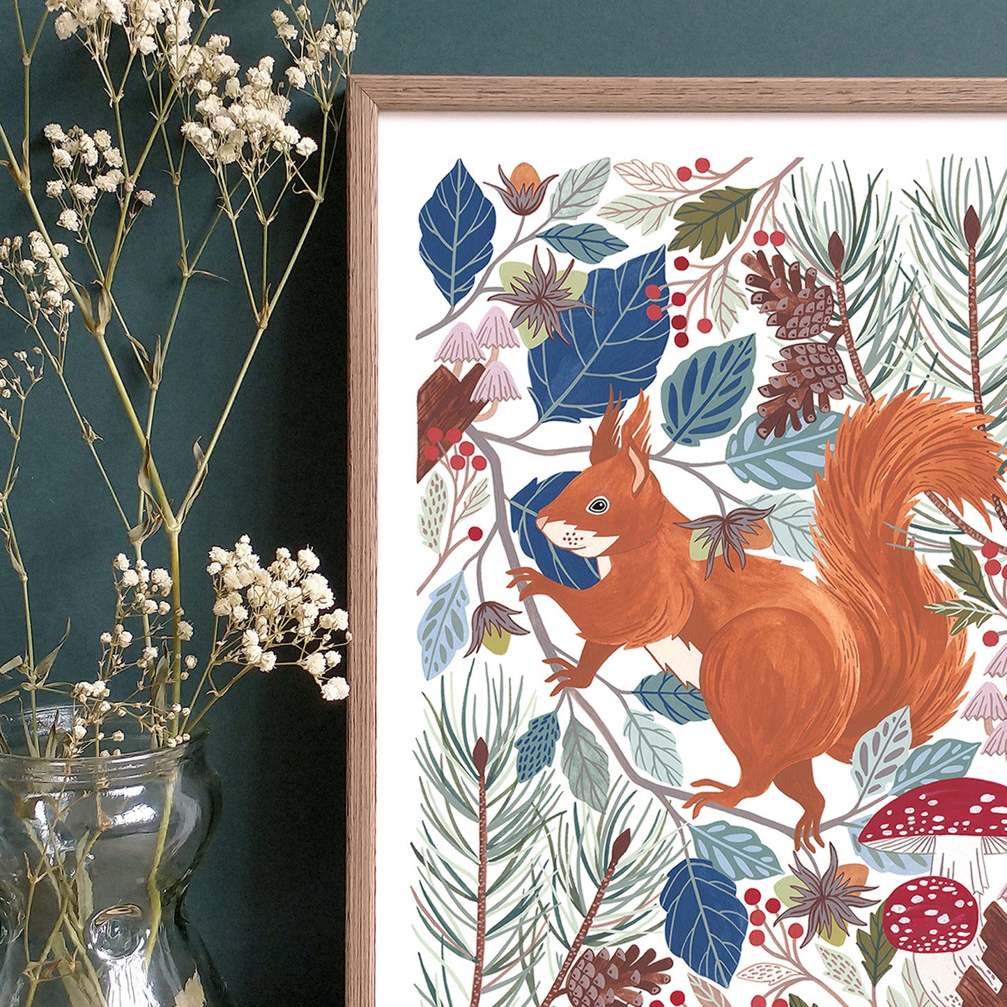Red Squirrel I Art Print