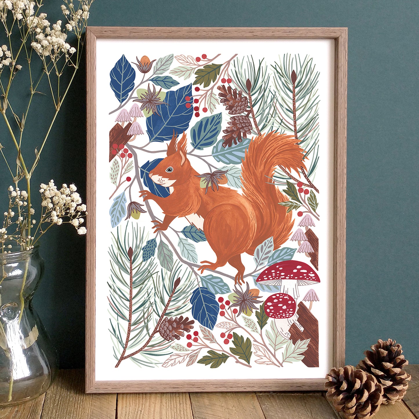 Red Squirrel I Art Print
