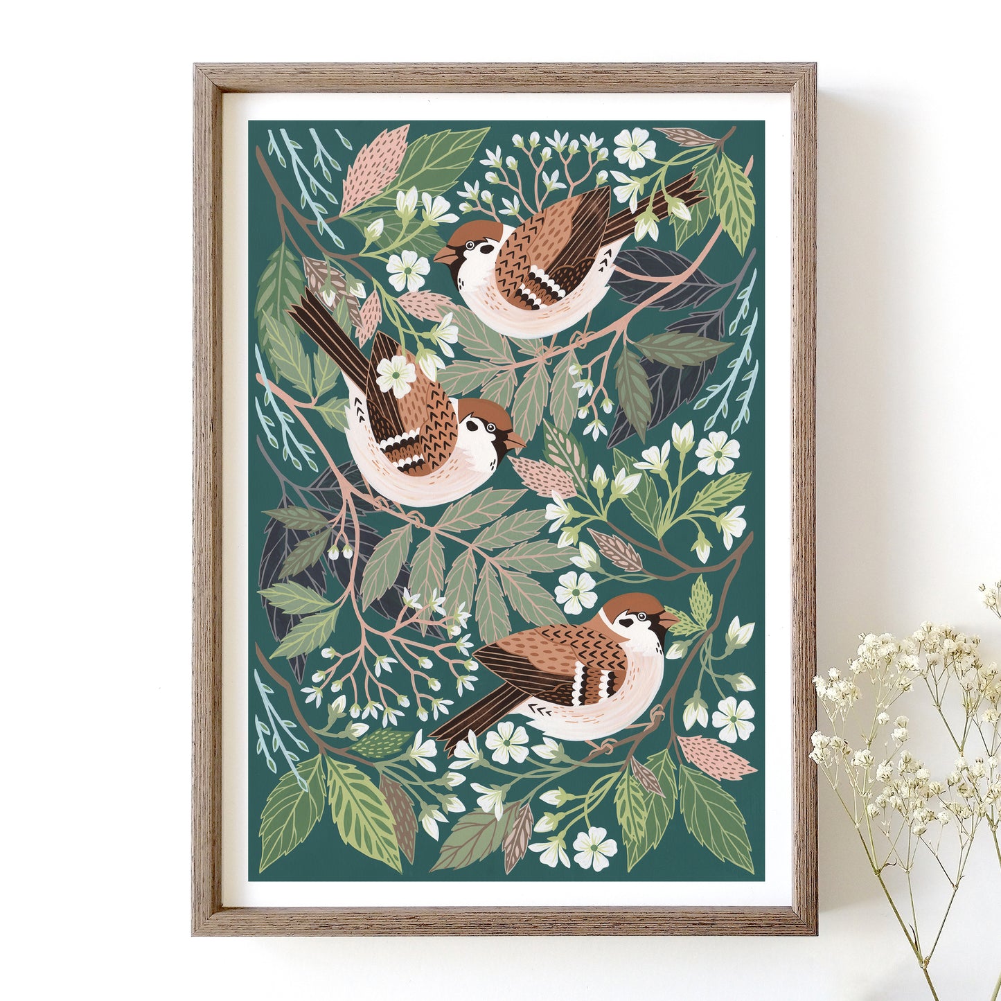 Tree Sparrow Art Print