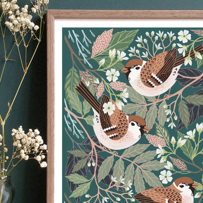 Tree Sparrow Art Print