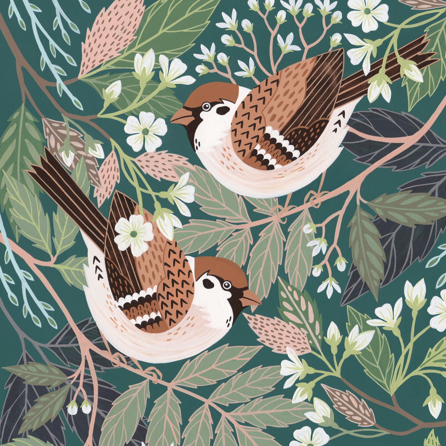 Tree Sparrow Art Print