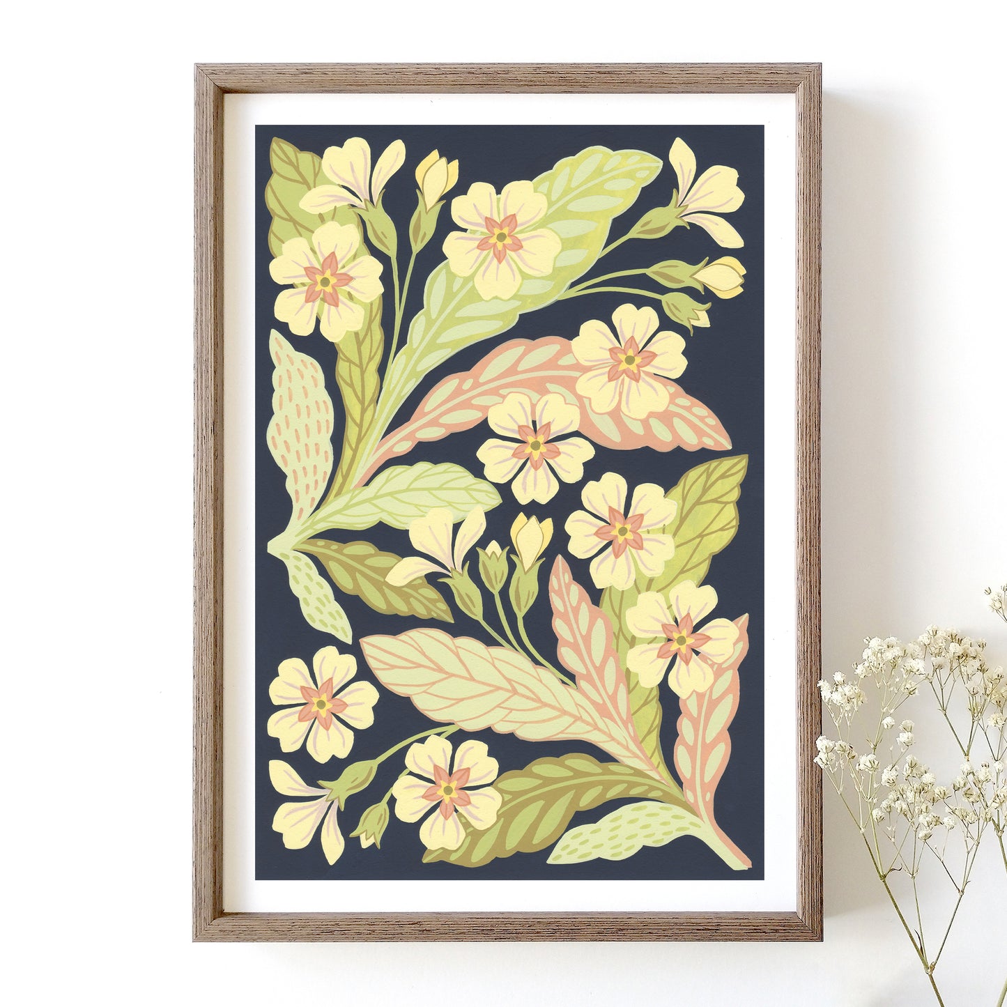 FREE Spring Gift | A5 Primrose Art Print Pair