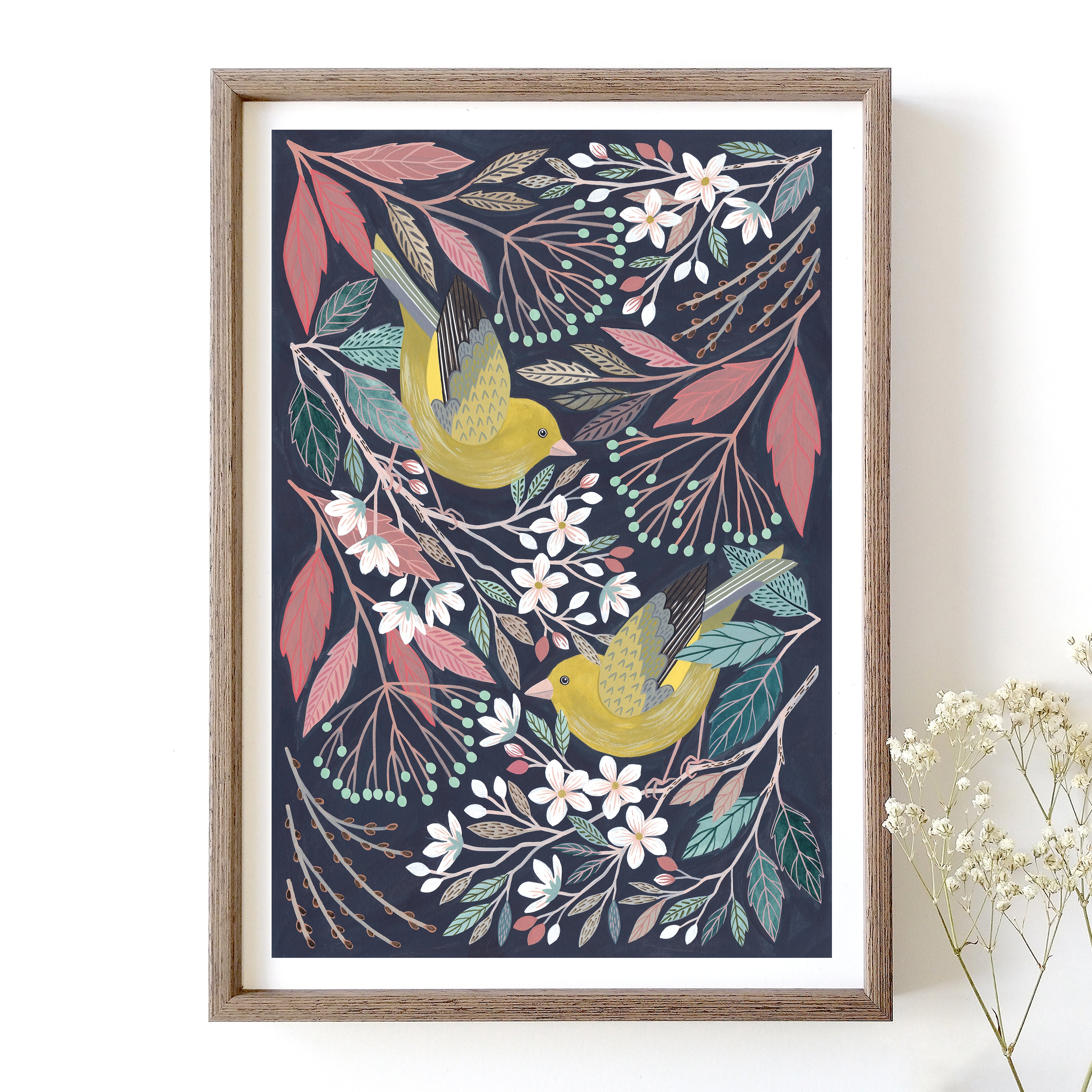 Greenfinch Art Print – Claire Tuxworth Art