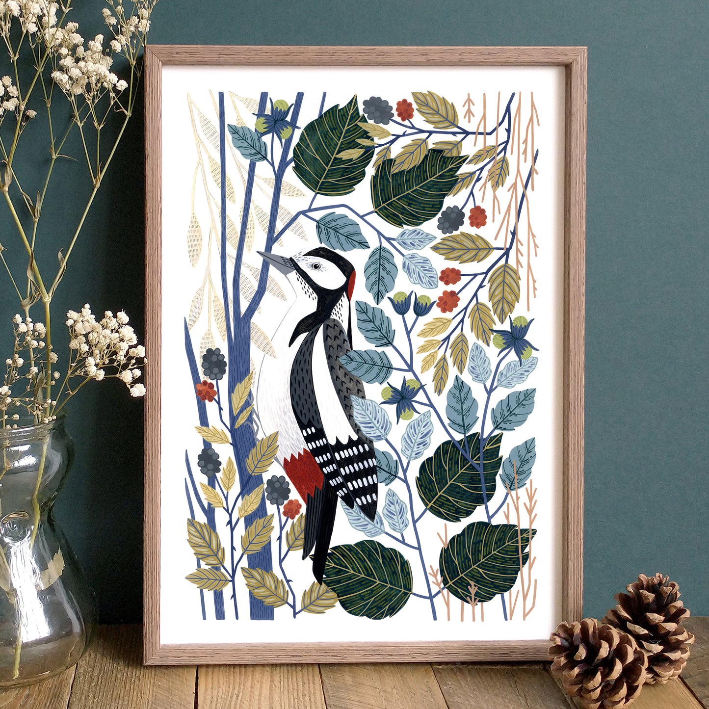 Woodpecker Art Print