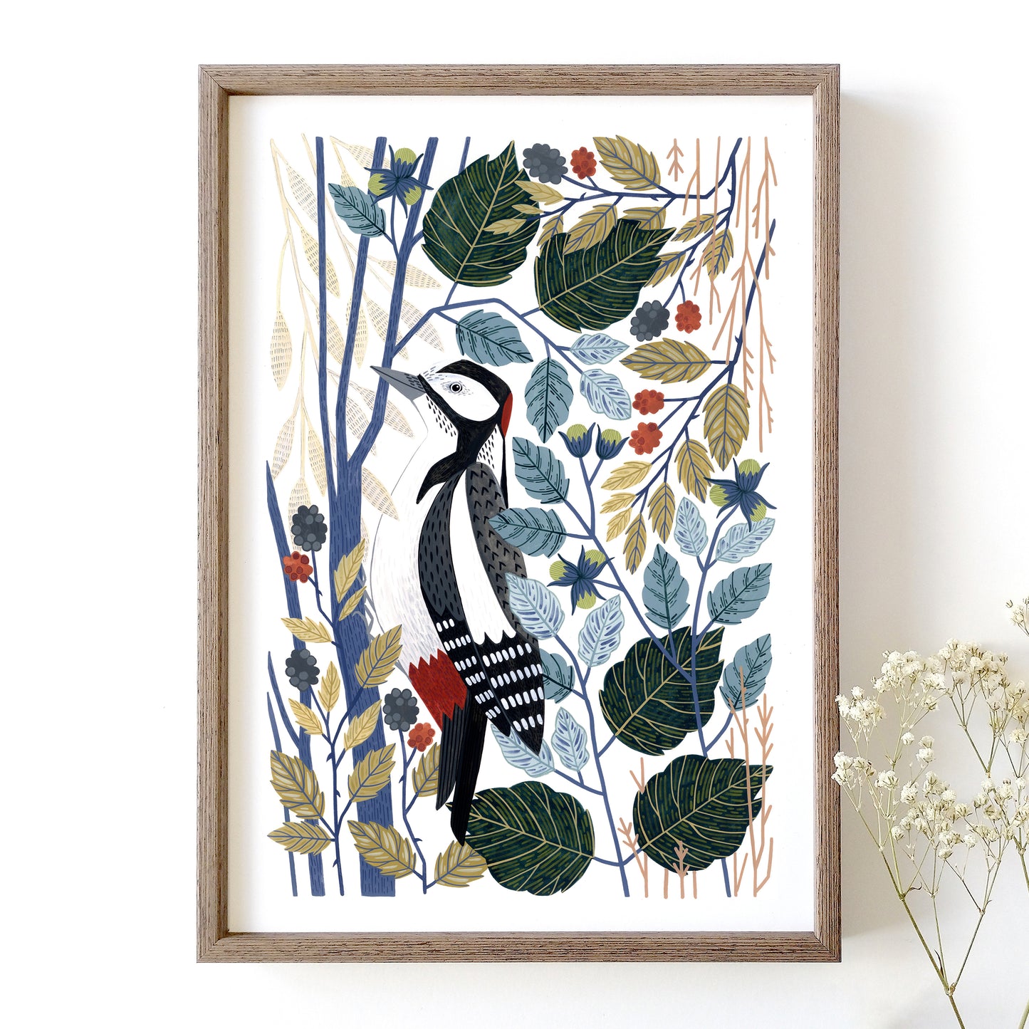 Woodpecker Art Print