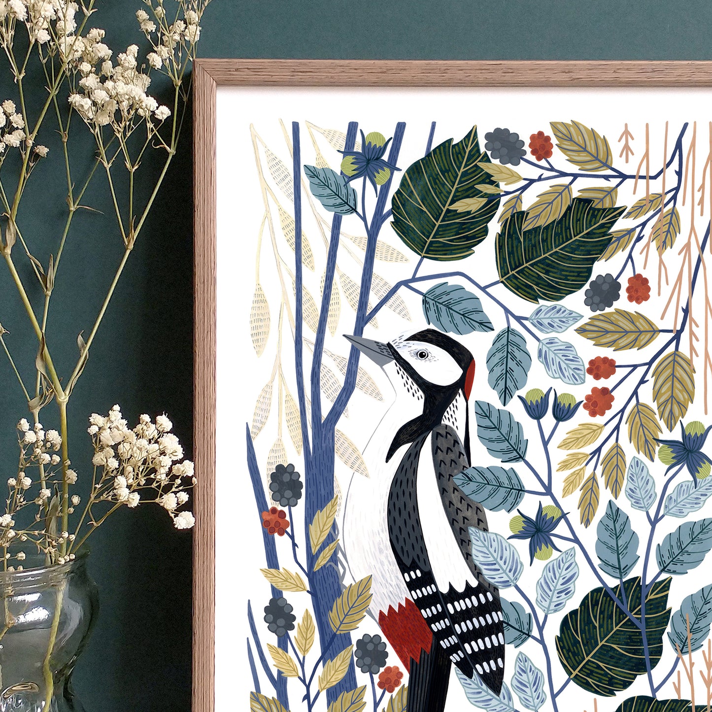 Woodpecker Art Print